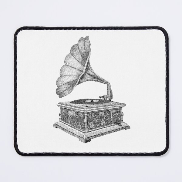 Item preview, Vintage Retro Gramophone Vinyl Record Music Player designed and sold by BrokenLDesign.