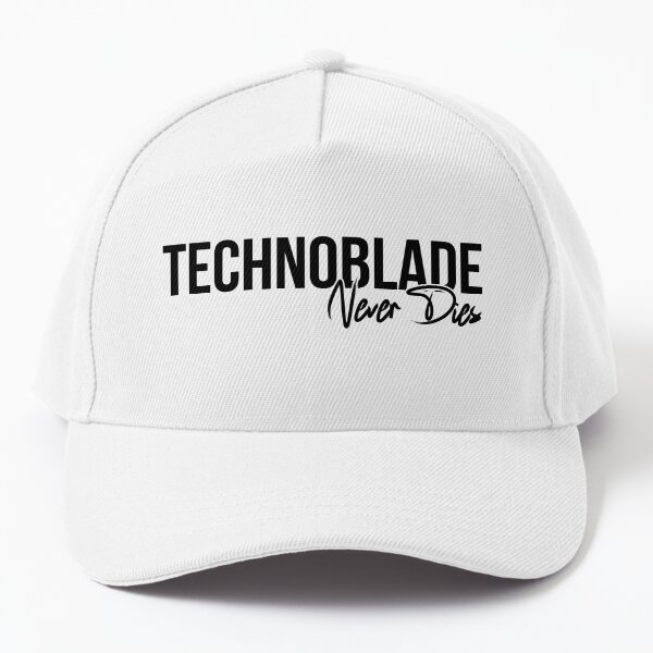 Technoblade never dies Knitted Cap Hat Man For The Sun black Hat