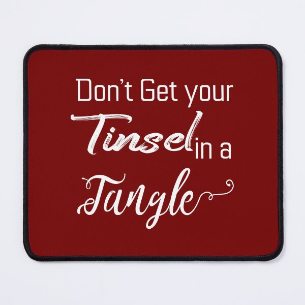 Item preview, Dont get your tinsel in a tangle Sweatshirt, by DAM Creative, designed and sold by DAM Creative ⭐⭐⭐⭐⭐.