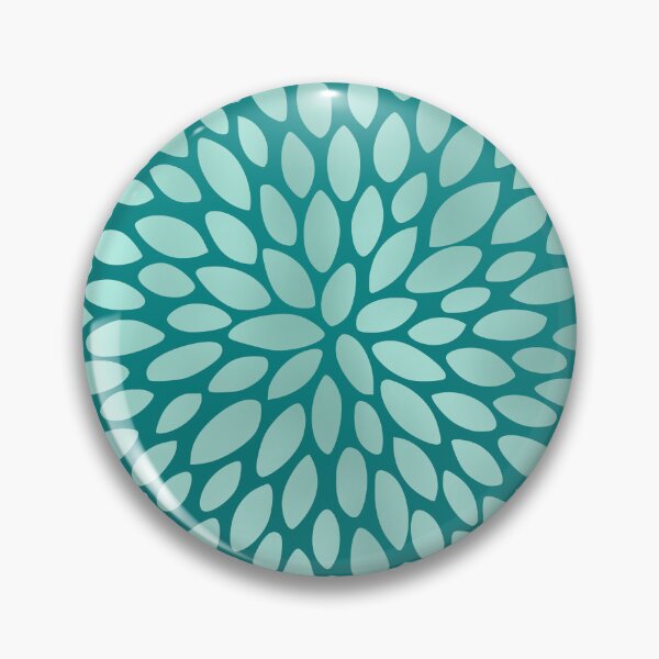 Artikelvorschau, Floral Bloom in Teal entworfen und verkauft von meggydesigns.