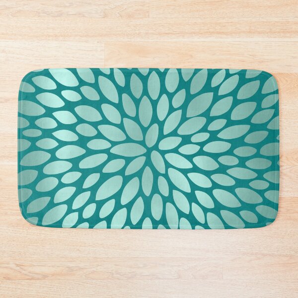 Artikelvorschau, Floral Bloom in Teal entworfen und verkauft von meggydesigns.