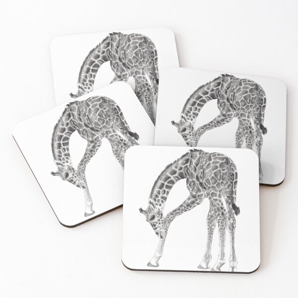 Item preview, Giraffe licking itself designed and sold by SylvieG18.