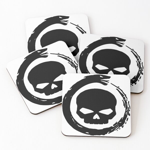 Aperçu de l'œuvre Logo tête de mort et serpent créée et vendue par SlickMerch.