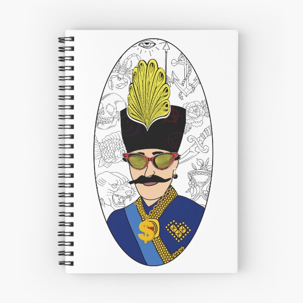 Item preview, Qajar shah - Art persan (iranian) designed and sold by Persian Pride Official.