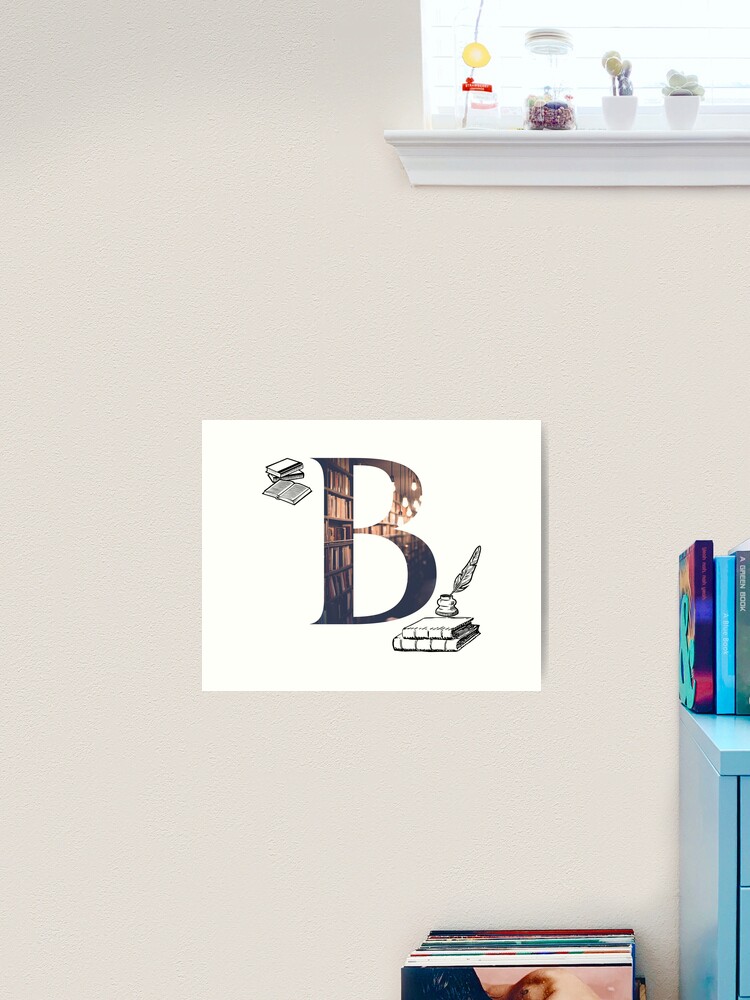 Letter B graffiti ( book )  Art Print for Sale by UNIX-G