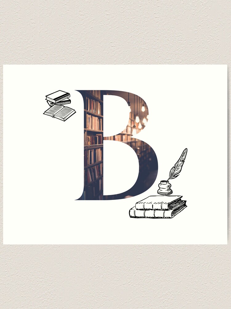 Letter B graffiti ( book )  Art Print for Sale by UNIX-G