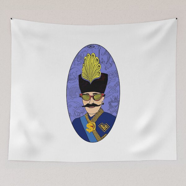 Item preview, Qajar shah thug edition - Persian (iranian) art designed and sold by Persian Pride Official.