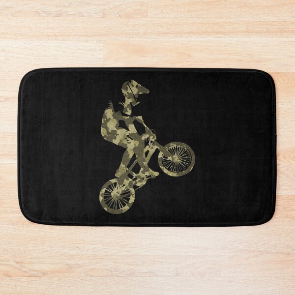 Item preview, BMX Racing Extreme sports Bike Rider camouflage design designed and sold by quickydfbv46.