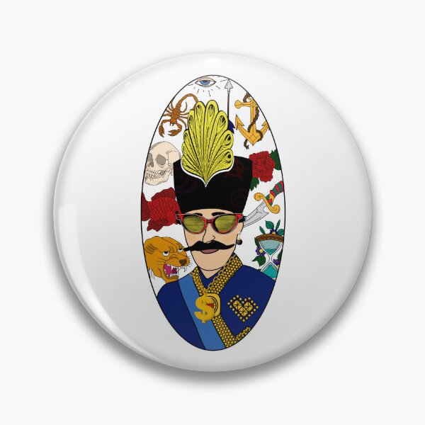 Item preview, Qajar shah thug edition - Art persan (iranian) designed and sold by Persian Pride Official.