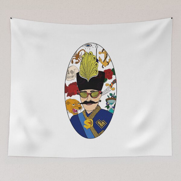 Item preview, Qajar shah thug edition - Art persan (iranian) designed and sold by Persian Pride Official.