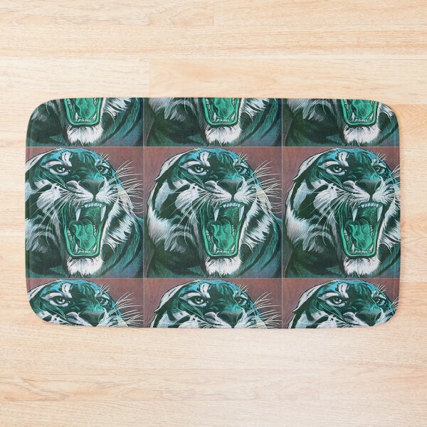 Item preview, Ferocious Roaring Tigers (Green) designed and sold by Thomas Dossman.