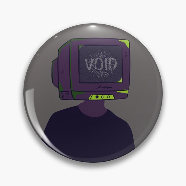 Item preview, Creepy Static Void TV Head designed and sold by seraphmars.