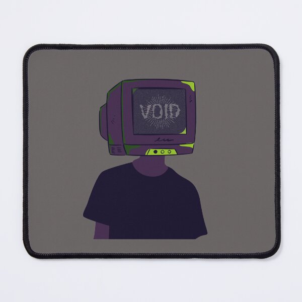 Item preview, Creepy Static Void TV Head designed and sold by seraphmars.