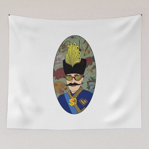 Item preview, Qajar shah thug edition - Art persan (iranian) designed and sold by Persian Pride Official.