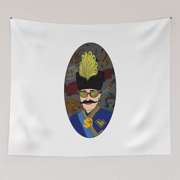 Item preview, Qajar shah thug edition - Art persan (iranian) designed and sold by Persian Pride Official.