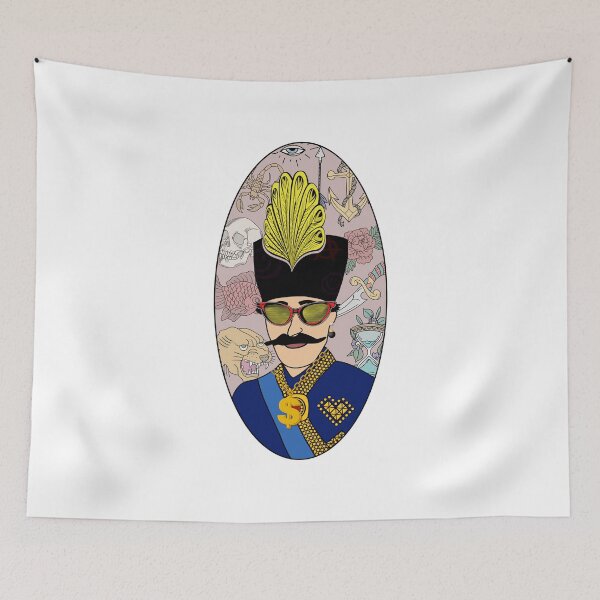 Item preview, Qajar shah thug edition - Art persan (iranian) designed and sold by Persian Pride Official.