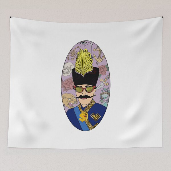 Item preview, Qajar shah thug edition - Art persan (iranian) designed and sold by Persian Pride Official.