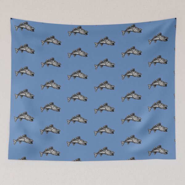 Item preview, Black and White Walleye designed and sold by Art of Camping Now.