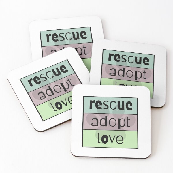 Item preview, Rescue Adopt Love designed and sold by nyah14.