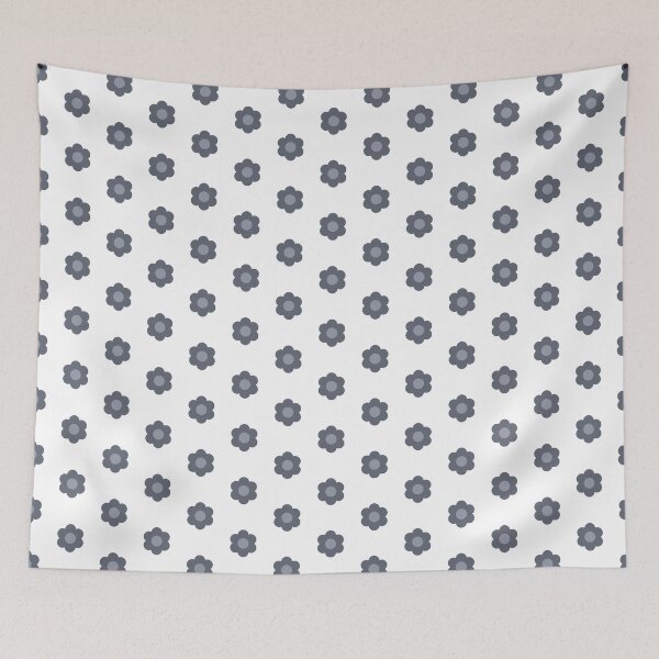Item preview, Shuttle Grey Tiny Flowers | Beautiful Interior Design designed and sold by infinitehue-5.