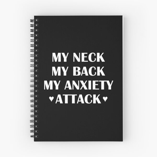Item preview, Funny My Neck My Back My Anxiety Attack Typography designed and sold by MoStorish.