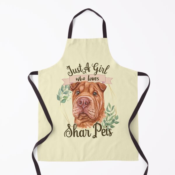 Item preview, Just a Girl Who Loves Shar Peis - Shar Pei Dogs designed and sold by DebbisPalette.