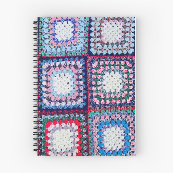 Item preview, knitted background granny square designed and sold by SolArt88.