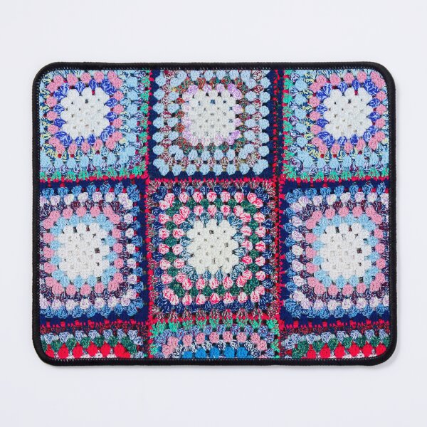 Item preview, knitted background granny square designed and sold by SolArt88.