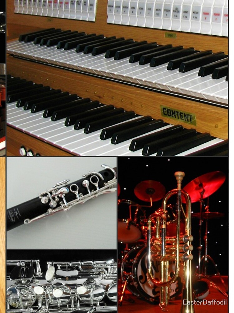 Thumbnail 4 of 4, iPhone Case, Musical Instruments Collage designed and sold by EasterDaffodil.