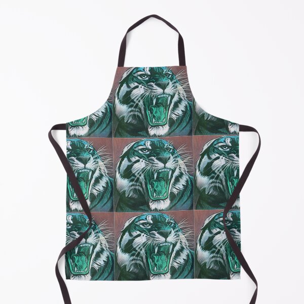Item preview, Ferocious Roaring Tigers (Green) designed and sold by Thomas Dossman.