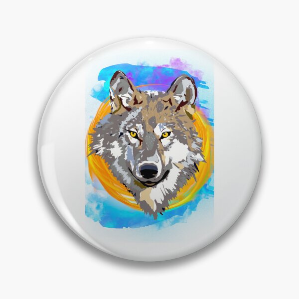 Item preview, Wolf with Moon designed and sold by speakupandshine.