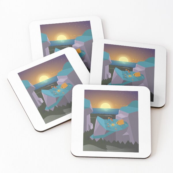 Item preview, Camping With a Dog | View With a Sunset designed and sold by Teenker.