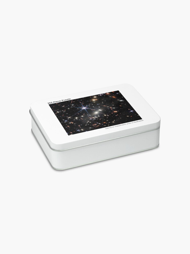 Alternate view of James Webb's First Deep Field (James Webb/JWST) — space poster Jigsaw Puzzle