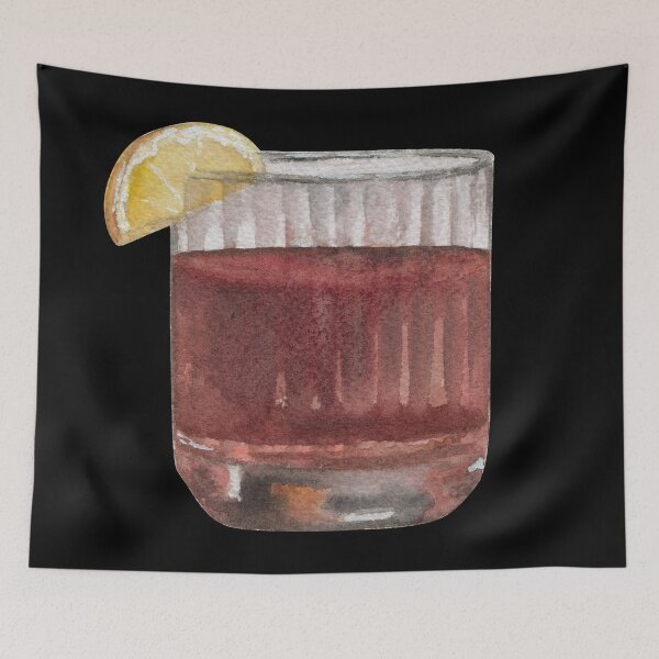 Artikelvorschau, Negroni-Cocktailglas entworfen und verkauft von antevasinart.