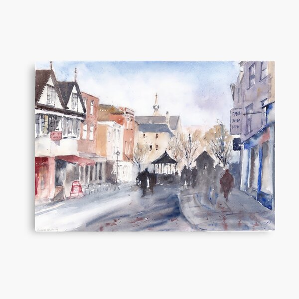 Item preview, Banbury town street designed and sold by Truewatercolour.