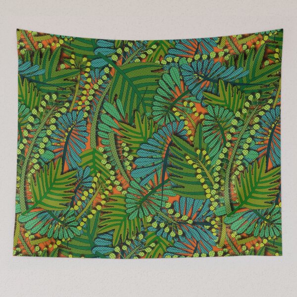 Item preview, multicolored leaves summer pattern designed and sold by katilinova.