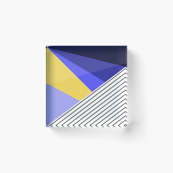 Artikelvorschau, Blue Geometric Pattern with Stripes entworfen und verkauft von Arianna Khalil.