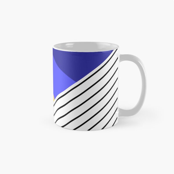 Item preview, Blue Geometric Pattern with Stripes designed and sold by Arianna Khalil.