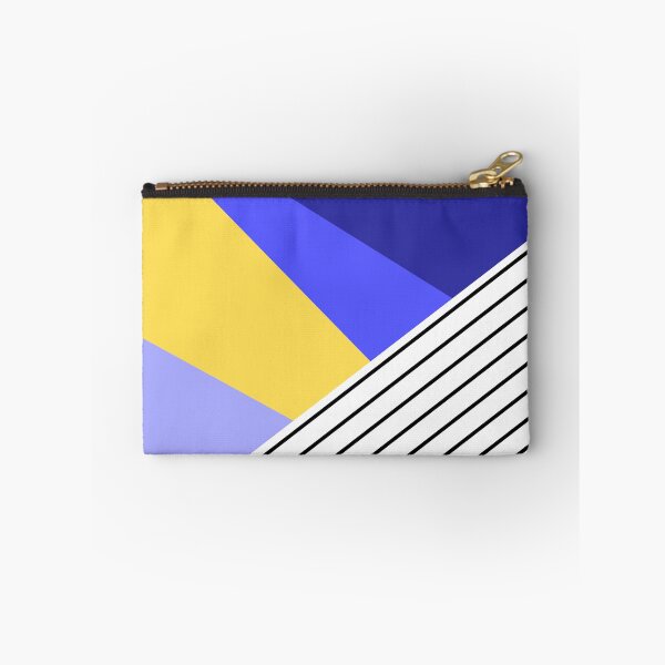 Artikelvorschau, Blue Geometric Pattern with Stripes entworfen und verkauft von Arianna Khalil.