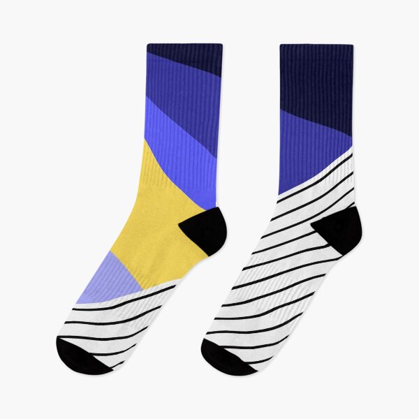 Artikelvorschau, Blue Geometric Pattern with Stripes entworfen und verkauft von Arianna Khalil.