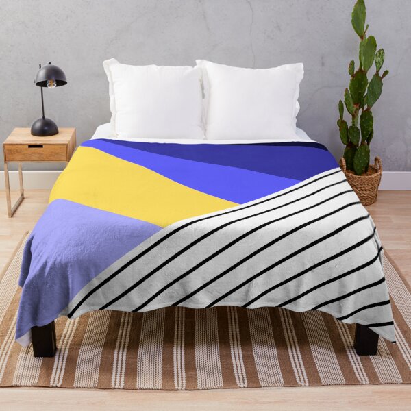Artikelvorschau, Blue Geometric Pattern with Stripes entworfen und verkauft von Arianna Khalil.