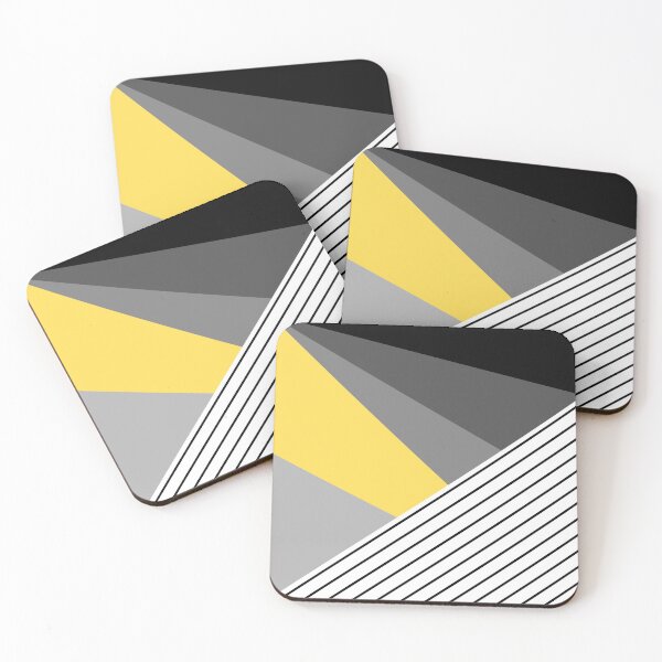 Item preview, Black Geometric Pattern with Stripes designed and sold by Arianna Khalil.
