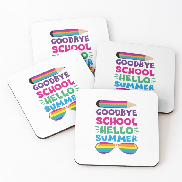 Item preview, GOODBYE SCHOOL Hello Summer designed and sold by DOKU_TEAM SHIRT.