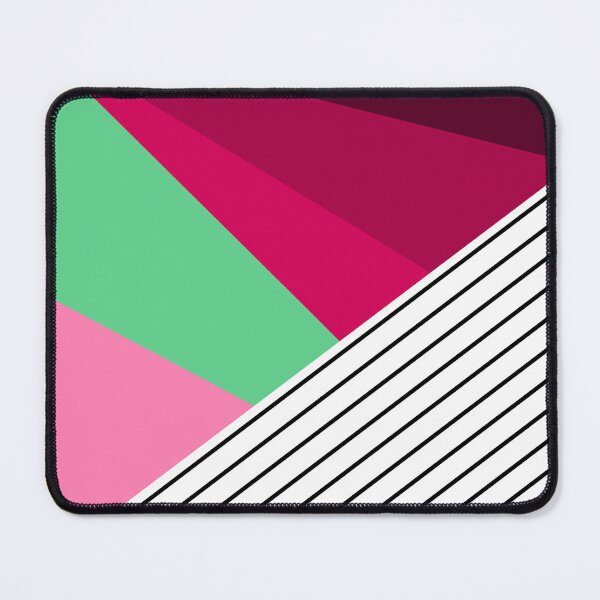Artikelvorschau, Pink Geometric Pattern with Stripes entworfen und verkauft von Arianna Khalil.