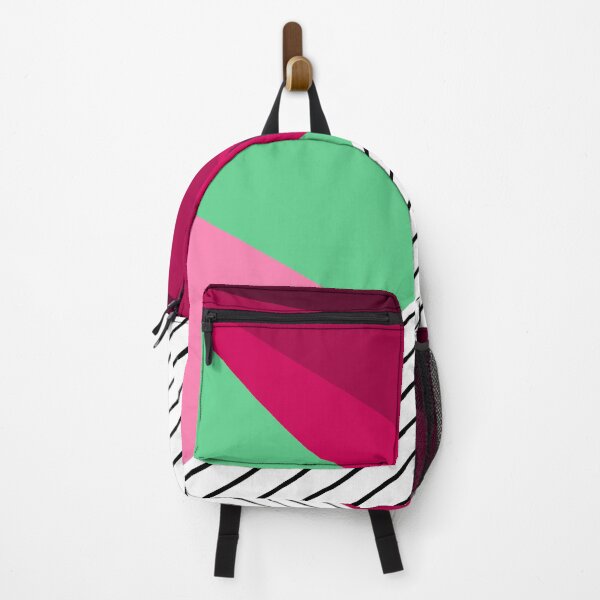 Artikelvorschau, Pink Geometric Pattern with Stripes entworfen und verkauft von Arianna Khalil.