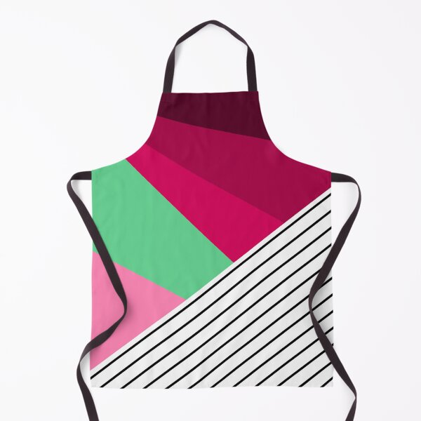 Artikelvorschau, Pink Geometric Pattern with Stripes entworfen und verkauft von Arianna Khalil.