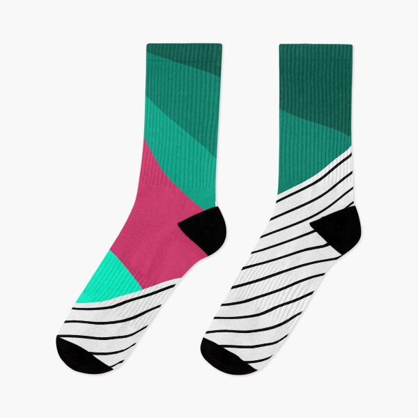 Artikelvorschau, Green Geometric Pattern with Stripes entworfen und verkauft von Arianna Khalil.