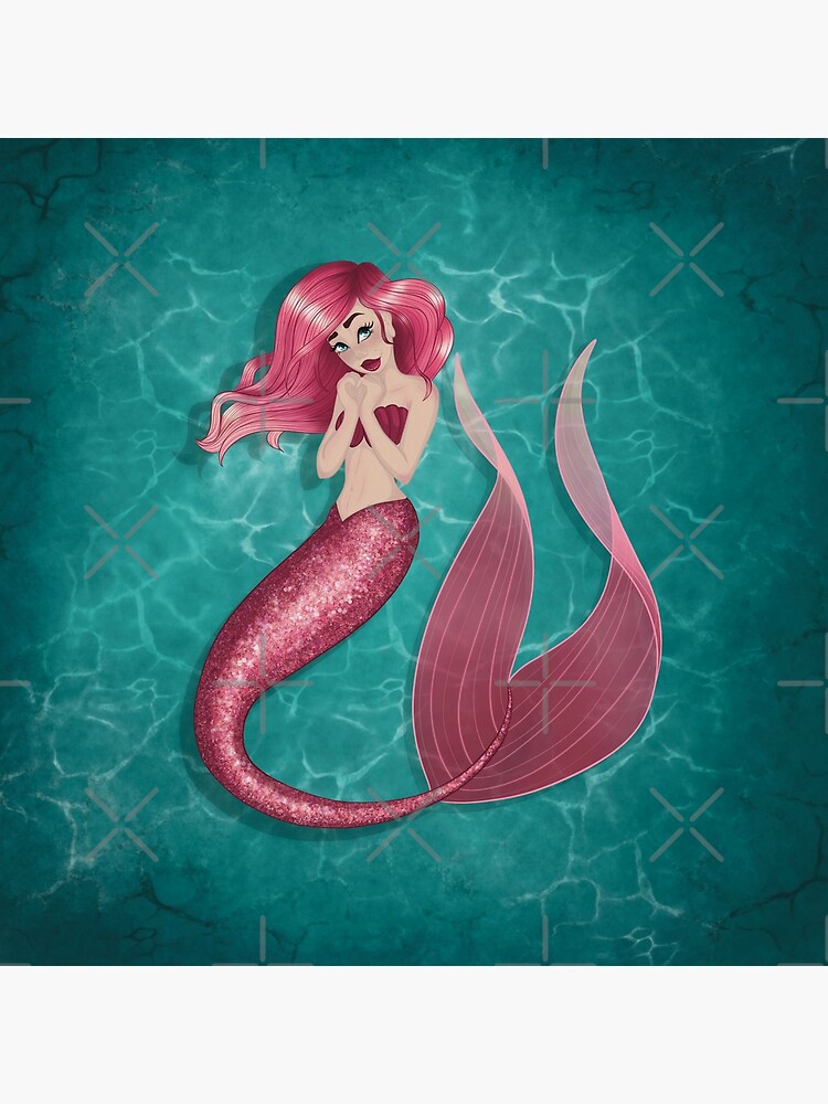 Canvas Print outlets - Pink Mermaid