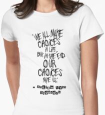 Bioshock Quote Women's Fitted T-Shirt