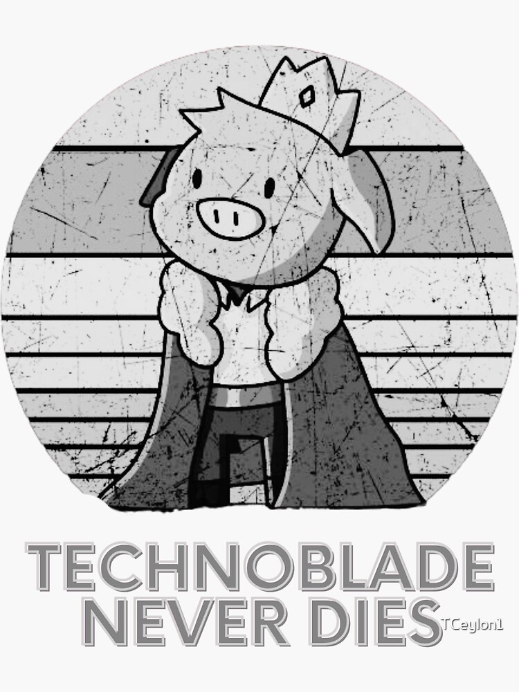 technoblade never dies' Sticker